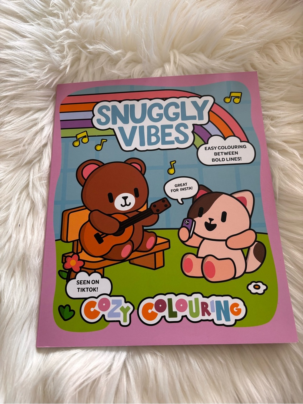 Cozy Colouring Book — Pink Kids Colouring